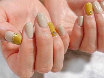 カノンネイル(canon.nail)/大人グレーネイル