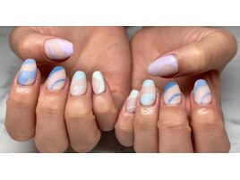 持ち込みネイル☆ちぐはぐネイル