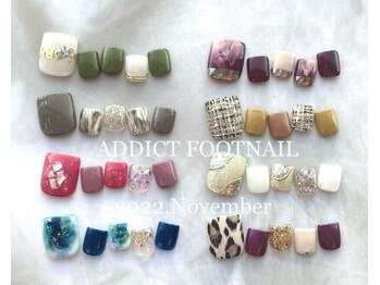 アディクト(ADDICT)/ニュアンス定額フットネイル