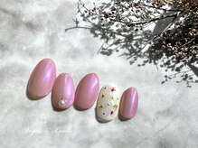 ヴィガー アンド ルックス 白金 目黒(Vigor&Looks)/押し花　春ネイル　フラワー