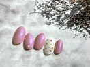 押し花　春ネイル　フラワー