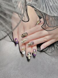 和装ネイル　式典やオシャレに