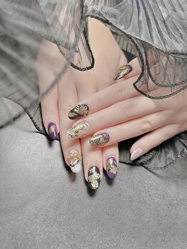 骨色ちゃんねる/和装ネイル 式典やオシャレに