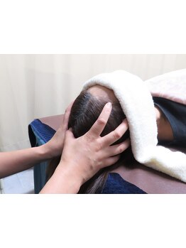 ヘッドスパで癒されたい
