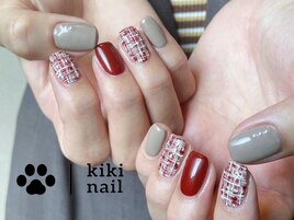 ツイードネイル/チェック