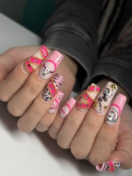 エクアネイルズ(Akuwa nails)/スカルプ◆150分アートやり放題