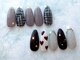 カラーズ荻窪 ネイルラウンジ(Colors Ogikubo Nail Lounge)の写真/《Valentine Nail》キラッと輝くマグネットネイルやさりげないハートをプラスしたバレンタインデザイン