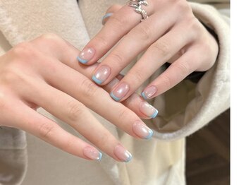 エンシンサロン(Enshin Salon)の写真/爪を削らず守る「パラジェル」導入♪折れやすい、薄いなどのお悩みも、丁寧なケアとフィルインで解決！