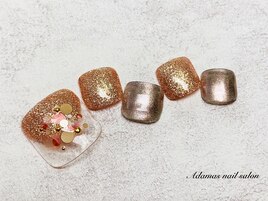 ホロラメフットネイル