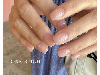 ワンエイト 長野市店(ONE 18 EIGHT)/フレンチネイル