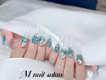 Mネイルの写真/《流行の最新パーツを海外から直輸入》長さだし・持ち込みＯＫ◎モチの良さもSNS映えも抜群!!学割U24あり
