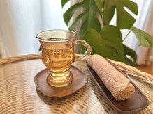 温香(onka)/ウェルカムティでまずは一息