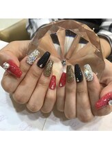 エスフィーネイルサロン ブリーユ(Esfy nailsalon Brille)/スクエアラメ