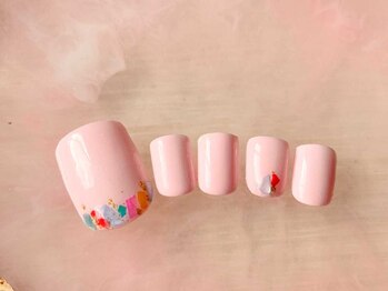 ネイルサロン フローリア(nail salon Florir)/ピンク×シェル