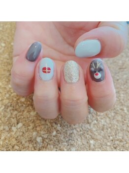 ヘアー アンド ネイル サプール(HAIR and NAIL SAPEUR)/クリスマスネイル