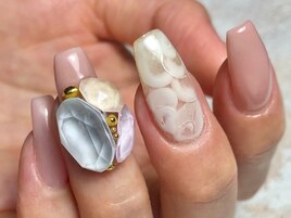 ハンド / 埋込みフラワー