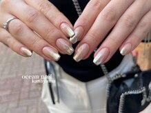 オーシャンネイル 金山店(Ocean Nail)/#ミラーグラデーションネイル