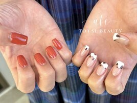 秋アシメネイルデザイン★