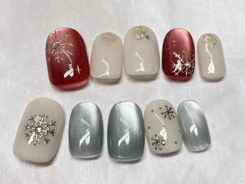 ネイル シンデレラ(Nail☆Cinderella)/60min◆雪の結晶ネイル