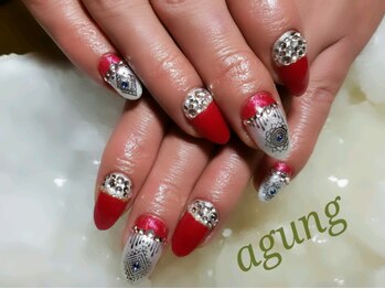 アグン(agung)/お祝いモードネイル