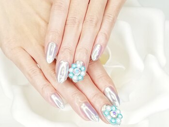 キープ ネイルサロン(KEEP)/オーロラミラー♪