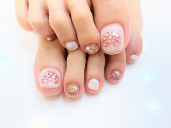 ネイルコレクション ピンク(Nail Collection Pink)/フットジェル定額￥7990★ハート