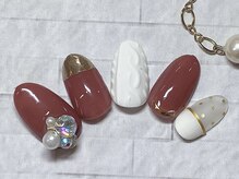 アルセア 上野御徒町店(Alcea)/ニットネイル　シースルー　