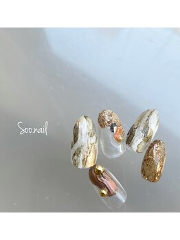 ソーネイル(Soo.nail)/12月定額ネイルシンプルデザイン