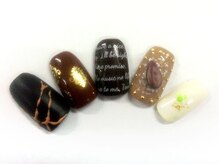 クリスタルネイル ボンベルタ橘店(CRYSTAL NAIL)/バレンタインネイル