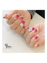 ストーン☆キラキラネイル