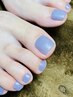 【ジェルネイル】ワンカラーフットジェルネイル　￥8,800→8,000