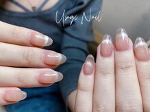 ウサギネイル 新大久保店(usagi nail)/マグネットフレンチ秋可愛い