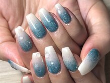スワロンネイル 名古屋店(SWALLON NAIL)/フラッシュグラデーション×水滴