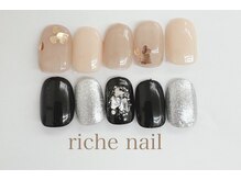 リッシュネイル 新百合ヶ丘店(riche nail)/シンプルアートコース