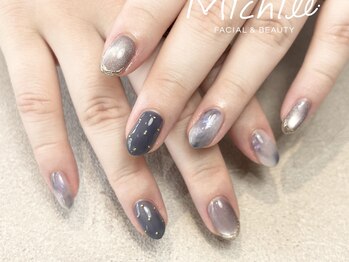 ミチル(Michill)/ネイビー大理石