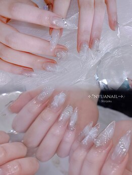 ニュアネイル(nyua nail)の写真/長さだしもフィルイン無料!新規、リピータージェルオフ無料のネイルサロン♪