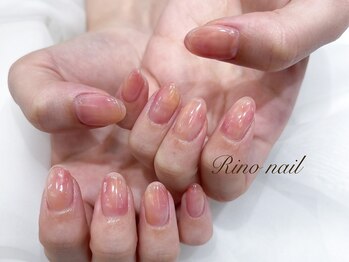 リノ ネイル(Rino nail)/桃ネイル