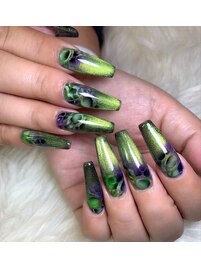 マグネット×エアーネイル