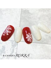 ロッカ(ROKKA)/雪の結晶ネイル