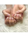 ショートネイルにも♪ワンホン