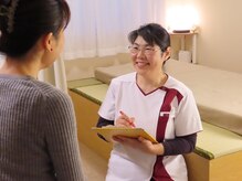 キク カラダ調整院の雰囲気(丁寧なカウンセリングで、根本原因をさぐります。)