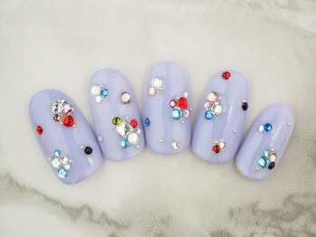 インフェイシャス 大丸福岡天神店/カラフルストーンネイル 