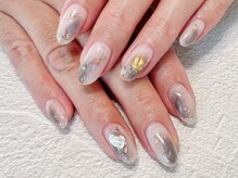 アトリエ グリッター(atelier glitter)/ホワイトネイル