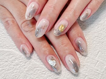 アトリエ グリッター(atelier glitter)/ホワイトネイル