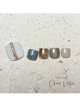 ネイルサロンクリアヴィラ(nail salon clear villa)/フットデザインチョイス☆¥9350