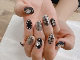 シルバー×ブラック