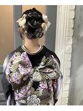 エステティックサロン ピオニー(PEONY HAIR WORKS Barrel)/お着付けいたします♪