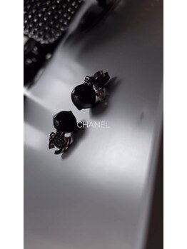 ジュジュ(joujou)/CHANEL/ブラックピアス
