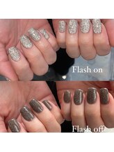 アンジー 辻堂店(Angie)/冬ネイル/フラッシュ/ブラウン