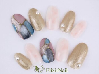 エリクサーネイル 新橋(Elixir Nail)/定額b カジュアル/クーポン使用